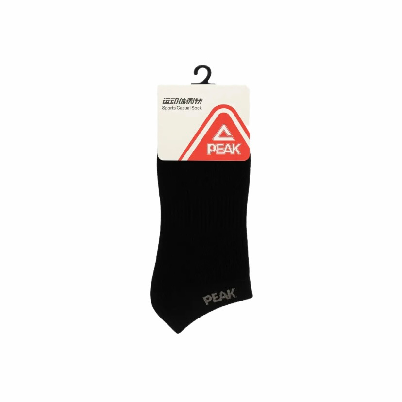 PEAK BLACK SOCKS W1230901