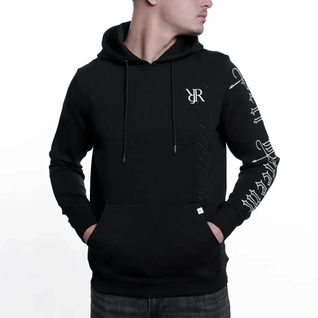  RJR ENTHUSIASM BLACK HOODIES H-006 