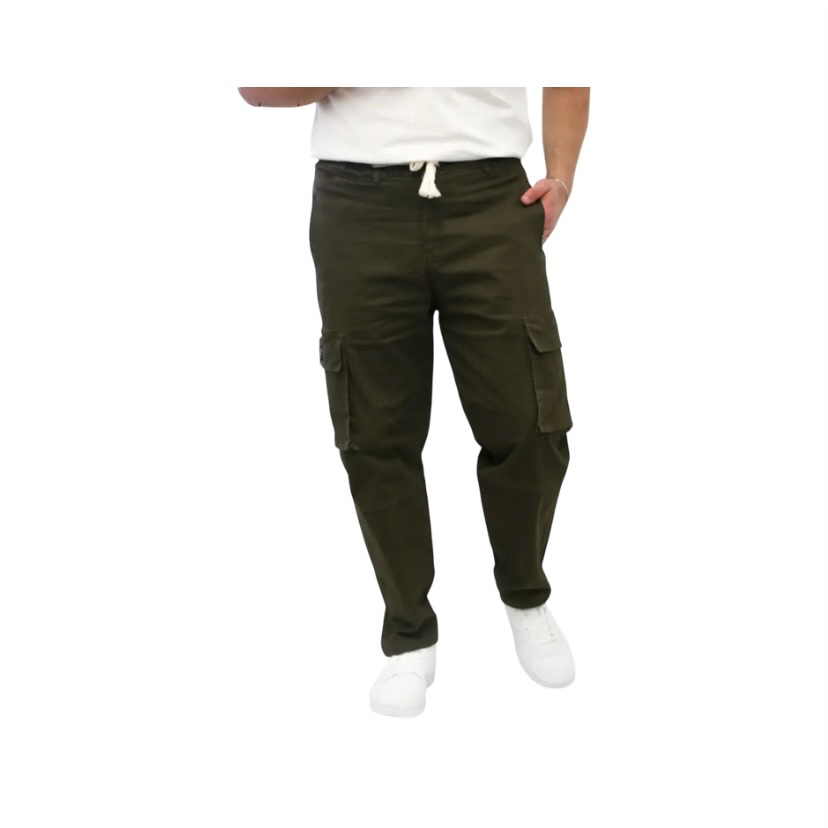 ALBERTO PANTS FOREST GREEN 0351